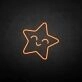 'Smile a star' neon sign