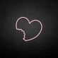 'The imperfect love' neon sign