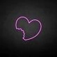 'The imperfect love' neon sign