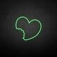 'The imperfect love' neon sign