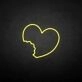 'The imperfect love' neon sign