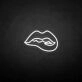 'Bite the Lips' neon sign