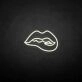 'Bite the Lips' neon sign