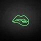 'Bite the Lips' neon sign