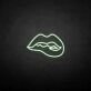 'Bite the Lips' neon sign