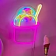 Scoop of Joy Ice Cream Balls Neon Sign