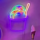 Scoop of Joy Ice Cream Balls Neon Sign