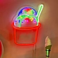 Scoop of Joy Ice Cream Balls Neon Sign