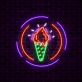 Chill Out Ice Cream Cone Neon Sign