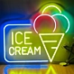 Customize Sweet EscapeIrresistible Ice Cream Neon Sign