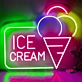 Customize Sweet EscapeIrresistible Ice Cream Neon Sign
