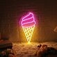 Summer ScoopsLuscious Ice Cream Neon Sign