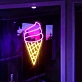 Summer ScoopsLuscious Ice Cream Neon Sign