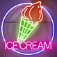 Customize Taste the Rainbow: Neon Ice Cream Cone