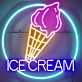 Customize Taste the Rainbow: Neon Ice Cream Cone