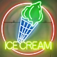 Customize Taste the Rainbow: Neon Ice Cream Cone