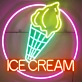 Customize Taste the Rainbow: Neon Ice Cream Cone