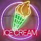 Customize Taste the Rainbow: Neon Ice Cream Cone