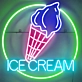 Customize Taste the Rainbow: Neon Ice Cream Cone