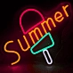 Customize Summer Ice Cream Neon Sign