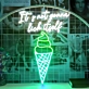 Customize Frozen Delight Oasis Ice Cream Solves Everything Neon Sign