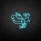 Merry x was' neon sign