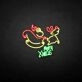 Merry x was' neon sign