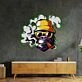 Yellow Hat Monkey Led Neon Sign Light Pop Art