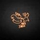 Merry x was' neon sign
