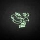 Merry x was' neon sign