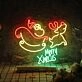 Merry x was' neon sign