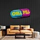 Chill Pill Led Neon Acrylic Artwork
