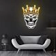 Skull With Crown Neon Sign X Acrylic Artwork