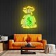Money Bag Led Neon Acrylic Artwork