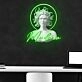 Medusa Head Bust Neon Sign X Acrylic Artwork