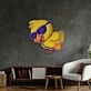 Jolly Duck Jumping Led Neon Sign Light Pop Art