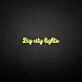 big city lights' neon sign