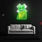 X Mask Cartoon Neon X Acrylic Artwork