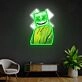 X Mask Cartoon Neon X Acrylic Artwork