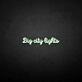 big city lights' neon sign