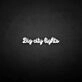 big city lights' neon sign