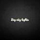 big city lights' neon sign