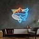 Whale On Mountain Top Led Neon Sign Light Pop Art