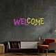 Welcome Led Neon Sign Light Pop Art