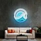 Wave Circle Led Neon Acrylic Artwork