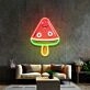 Watermeon Popsicle Neon Acrylic Artwork