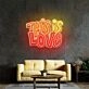 This Is Love Led Neon Sign Light Pop Art
