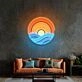 Sunset On Ocean Led Neon Sign Light Pop Art