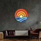 Sunset On Ocean Led Neon Sign Light Pop Art