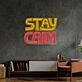Stay Calm Led Neon Sign Light Pop Art